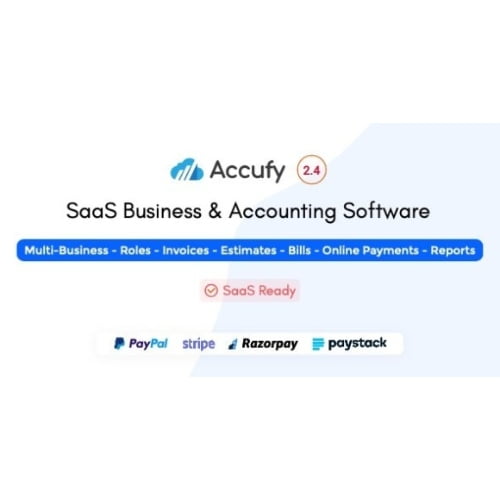 Accufy SaaS Business Accounting Software Nulled 1