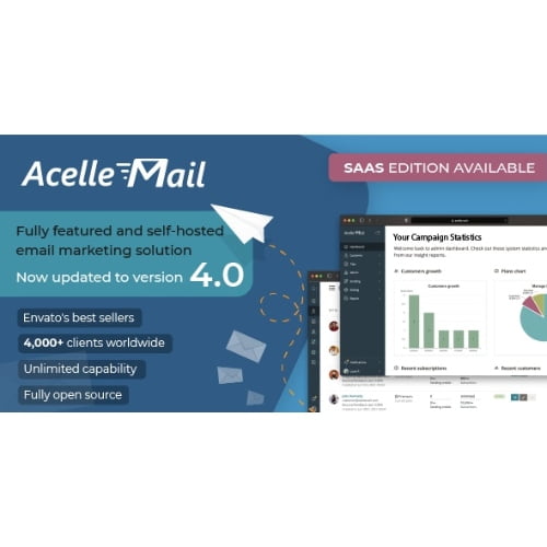 Acelle Email Marketing Web Application System Nulled