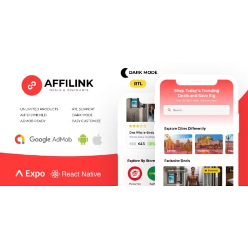 AffiLink Mobile Nulled Affiliate Link Sharing Platform 1