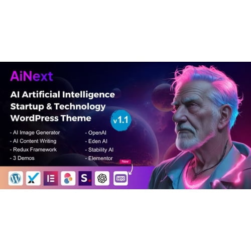 AiNext AI Agency Startup WordPress Theme