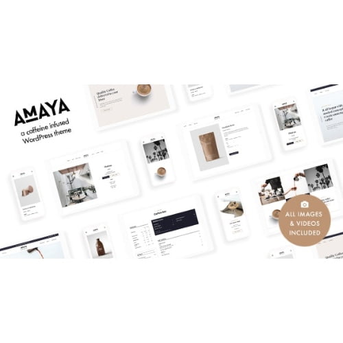 Amaya Coffee Shop WordPress Theme