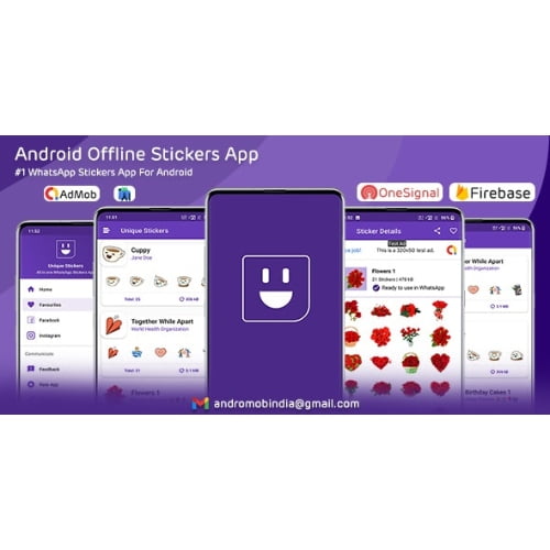 Android WhatsApp Stickers App Offline With Admob