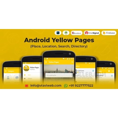 Android Yellow Pages Place Location Search Directory