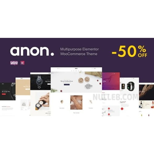Anon Multipurpose Elementor WooCommerce Themes