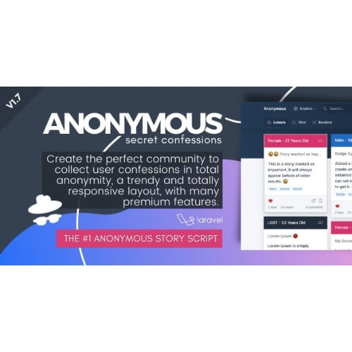 Anonymous Secret Confessions System Nulled