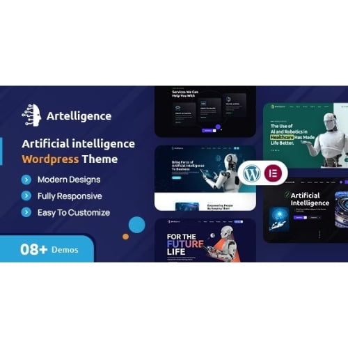 Artelligence AI Robotics WordPress Theme