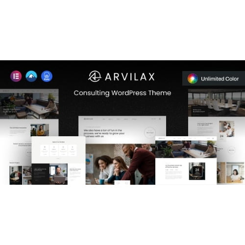 Arvilax – Business Consulting WordPress Theme