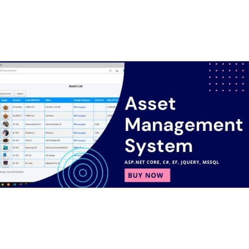 Asset Management System with Barcode ASP.NET Core EF Core .NET Nulled 1