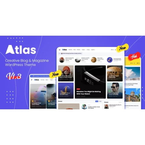 Atlas Creative Blog News WordPress Theme