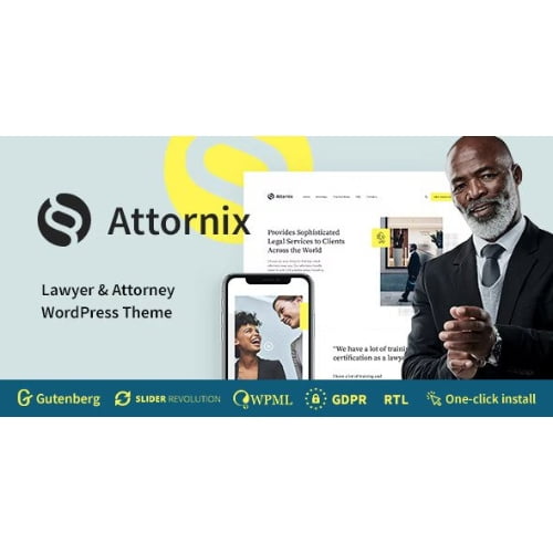 Attornix Attorney Lawyer WordPress Theme