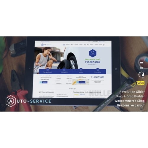 Auto Mechanic WordPress Theme | Business