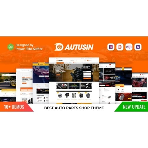 Autusin Auto Parts Car Accessories Shop Elementor WooCommerce WordPress Theme Nulled