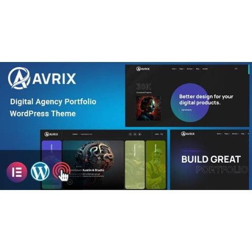 Avrix Digital Agency Portfolio WordPress