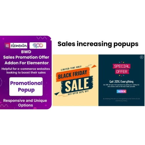 BWD Sales Promotion Offer Addon For Elementor