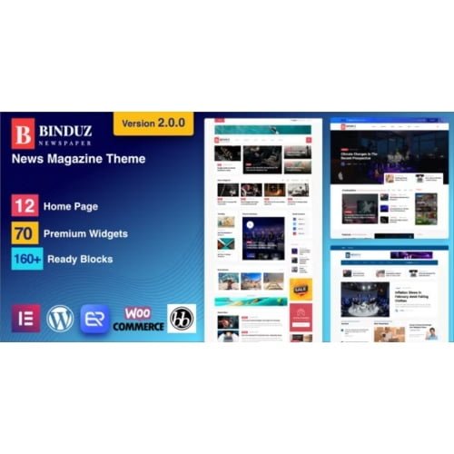 Binduz Blog Magazine Newspaper Theme 1