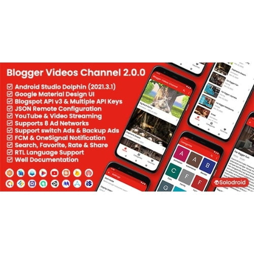 Blogger Videos Channel Blogger API Nulled