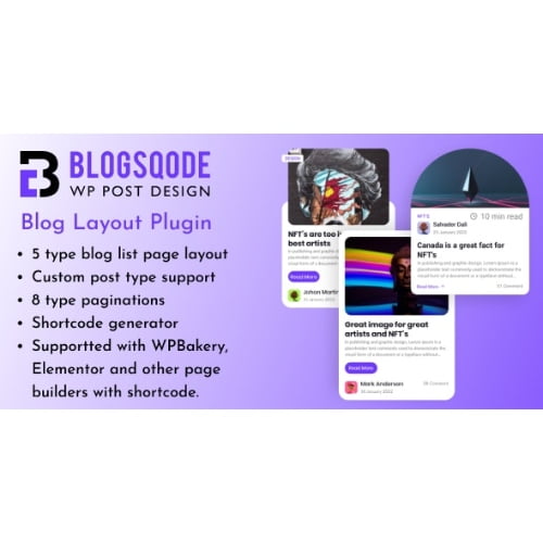 Blogsqode Blog Design for WordPress