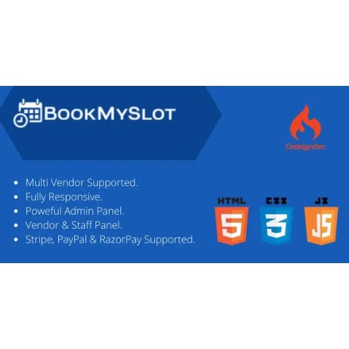 BookMySlot Multi Vendor Service Appointment Event Booking PHP Software 1