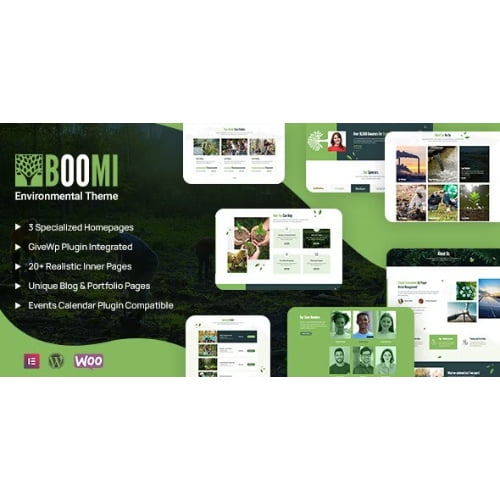 Boomi Environment Ecology WordPress Theme