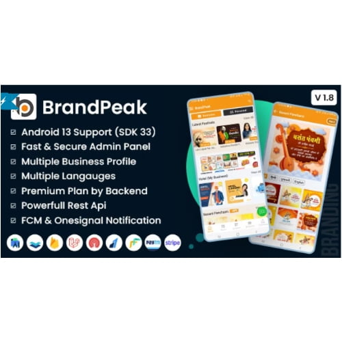 BrandPeak Festival Poster Maker Business Post Political Post Maker App Free Download