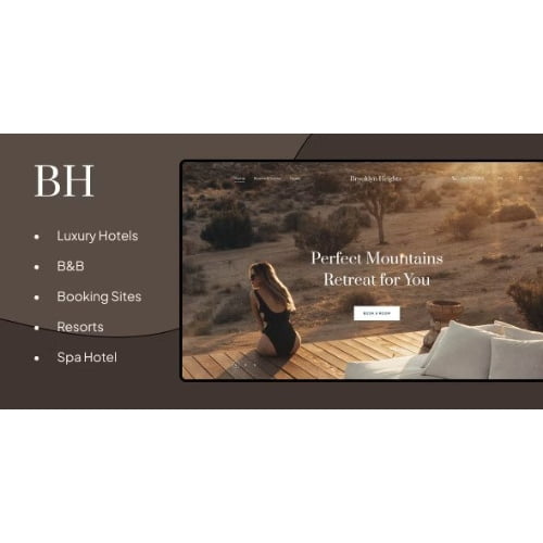 Brooklyn Heights – Hotel Booking WordPress Theme
