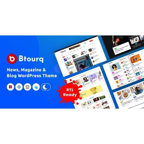 Btourq WordPress News Magazine Theme