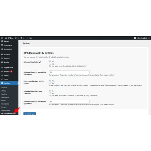 BuddyPress Editable Activity 1152x601 1