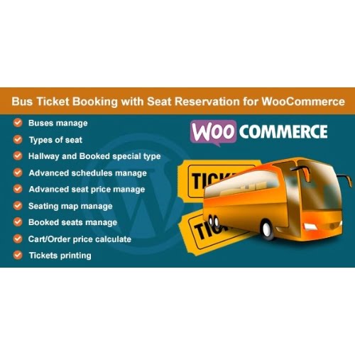 Bus Ticket Booking with Seat Reservation for WooCommerce Free Download