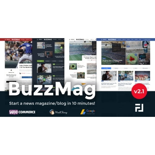 BuzzMag – Viral News WordPress Magazine/Blog Theme
