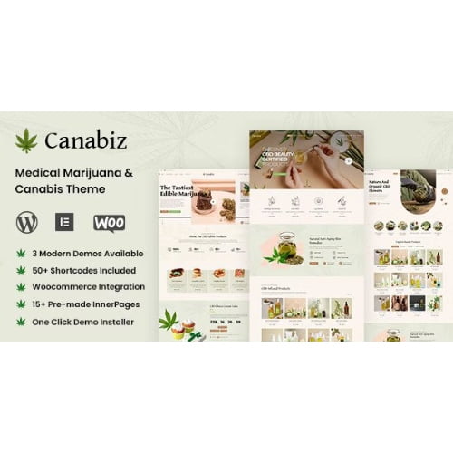 Canabiz Weed Medical Marijuana Cannabis Shop Theme