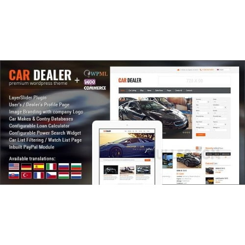 Car Dealer Automotive WordPress Theme – Responsive