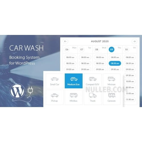 Car Wash Booking System For WordPress