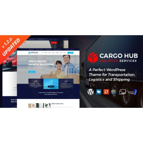 Cargo HUB Transportation and Logistics WordPress Theme