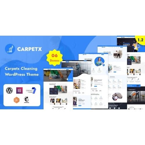 Carpetx Cleaning Services WordPress Theme Free Download