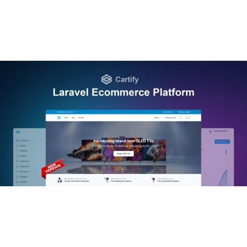 Cartify Laravel Ecommerce Platform with Tailwind CSS Nulled