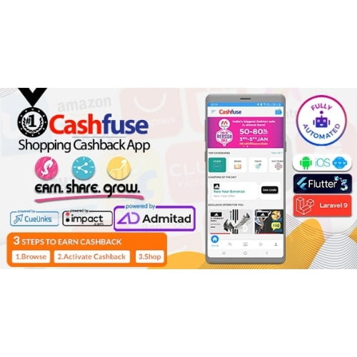 Cashfuse Affiliate Marketing Price Comparison Coupons and Cashback App Nulled