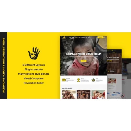 CharityHeart Charity Responsive WordPress Theme