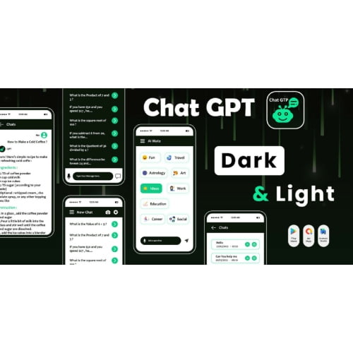 Chat GTP ChattyAI Android Source Code 1152x576 1