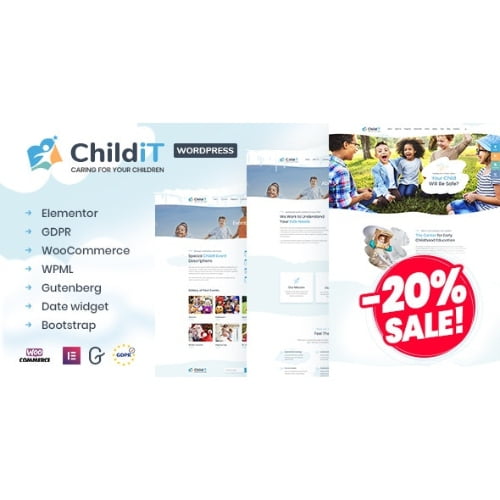 Childit Kindergarten Elementor WordPress Theme