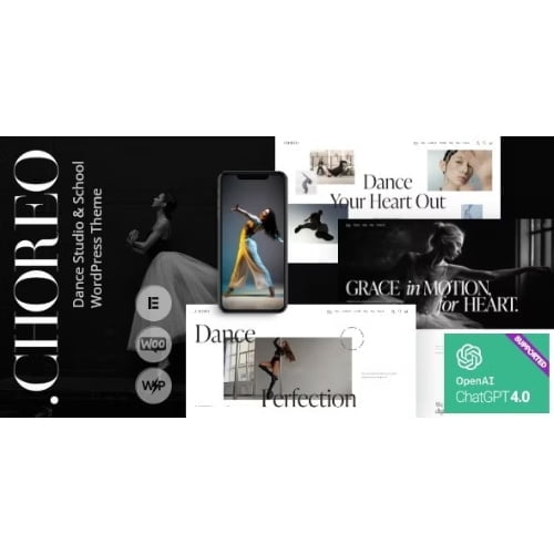 Choreo Dance Studio School WordPress Theme