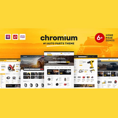 Chromium Auto Parts Shop WordPress WooCommerce Theme
