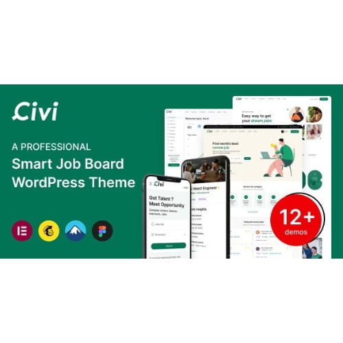 Civi Job Board WordPress Theme