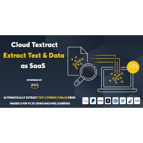 Cloud Textract Extract Text Data from Documents SaaS Nulled 1