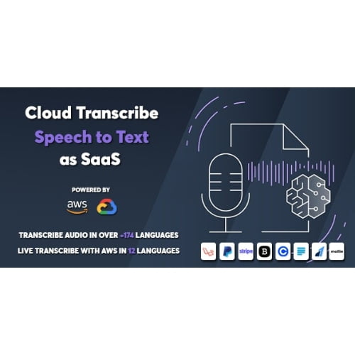 Cloud Transcribe Speech to Text SaaS Nulled