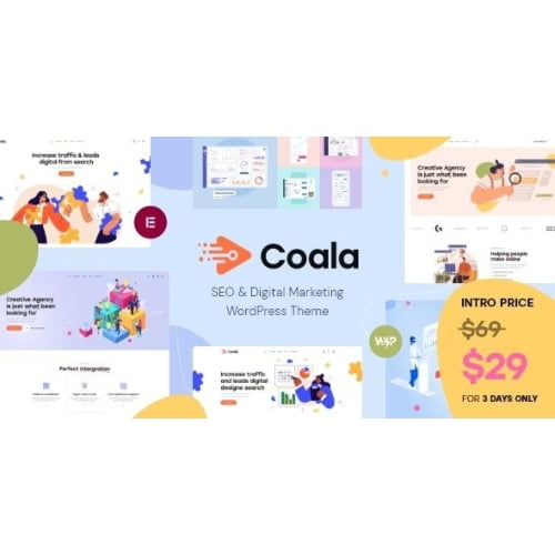 Coala SEO Digital Marketing WordPress Theme 1