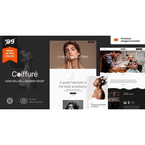 Coiffure Hair Salon Barber WordPress Theme