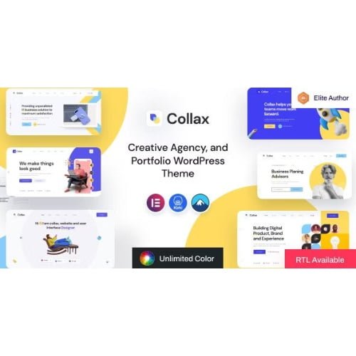Collax Creative Agency WordPress Theme