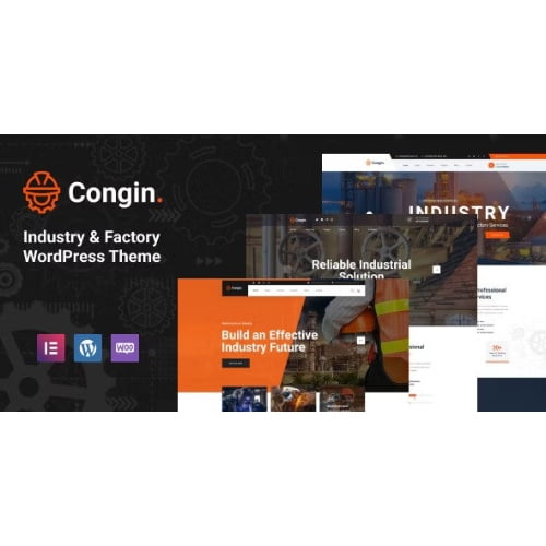 Congin Industry Factory WordPress Theme