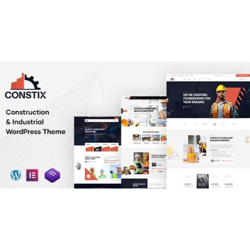 Constix Construction Factory Industrial WordPress Theme