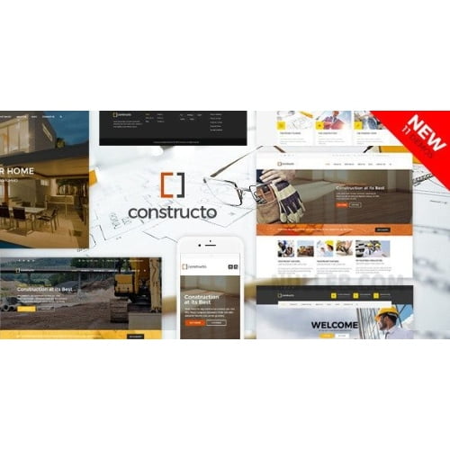 Constructo Construction WordPress Theme